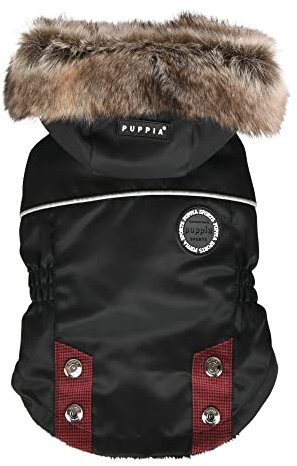 Puppia Hundemantel für kleine und mittelgroße Hunde - Brock - wohlfühlende Wärme und Komfort - Hundejacke