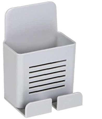 Froiny Caja Almacenamiento Organizador Punch-Free Montado En Pared Caja Almacenamiento Aire Acondicionador Aire Teléfono Móvil Titular del Soporte