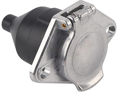 AUTO 7 Pin Trailer Plug Universal Wiring Connector Adapter Socket+24v n type socket+trailer connector+trailer lights socket