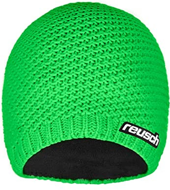 Reusch Unisex Erwachsenen Aron Warm, Winddicht Beanie-Mütze, 5007 Green Gecko, Einheitsgröße EU