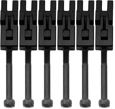 Musiclily Pro 10.8mm Tremolo Steg Sattel Saitenreiter Saddles für Floyd Rose Original/Speical Locking Tremolo System, Schwarz (6er Set)