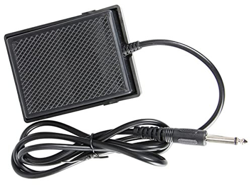 Vaguelly Electronic Black Foot for Sustain Universal Pedal Action with Switch Parts Instrument Operated Laptop Power Re Portable Digital Keyboard Conter Piano Keyboards Footswitch