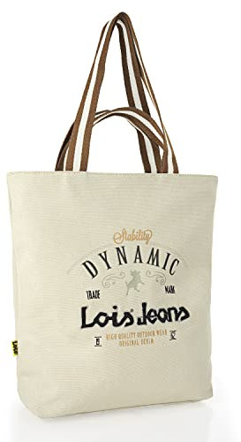 Lois - Handtasche Damen Groß - Elegante Shopper Damen Groß für jeden Anlass, Tasche Damen mit Stil, Beig