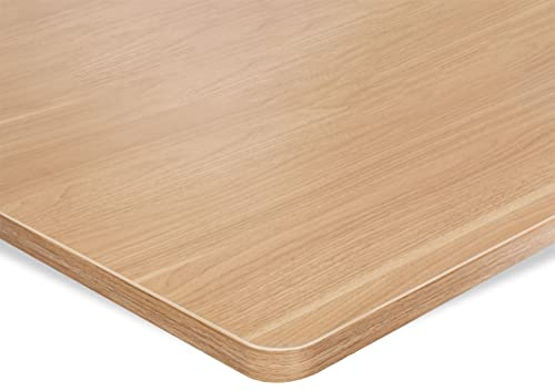 ESMART TPL-147M MDF-Schreibtischplatte | 140 × 70 × 2,5 cm, Ahorn-Dekor, kratzfest, PVC-beschichtet, pflegeleicht, belastbar bis 120 kg, für Büro- und Computertische