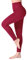 SINOPHANT Legging Femmes Pantalon de Sport, Jegging Taille Haute Femme Yoga Opaque Doux Grande Taille(#1 pièces vin Rouge,XXL)