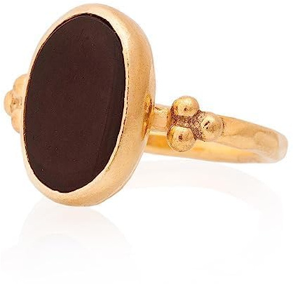 Onyx Ring, Onyx Frau Ring. Oval Onyx Ring. Vergoldeter Silber Onyx Ring. 925 Sterling Silber Onyx Ring. 24K Gold plattiert Silber Onyx Ring.