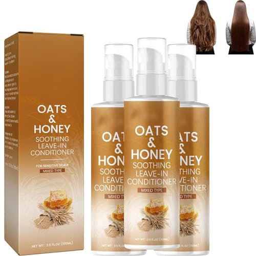 EXQST Haferflocken- und Honig-Leave-In-Conditioner Miracle Hair Leave-In-Conditioner Tiefenspülung für trockenes und strapaziertes Haar