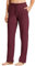 WILLIT Pantalon de jogging en coton pour femme - Pantalon de survêtement long - Pantalon de sport - Pantalon de yoga - Jambe droite - Pantalon de sport - Pantalon de survêtement avec poches - Bordeaux