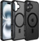 ivoler Magnetic Case for iPhone 16 Plus 6.7-Inch, Compatible with MagSafe, Military-Grade Protection, Scratch-Resistant Back Phone Cover, Classic Series,Translucent Matte