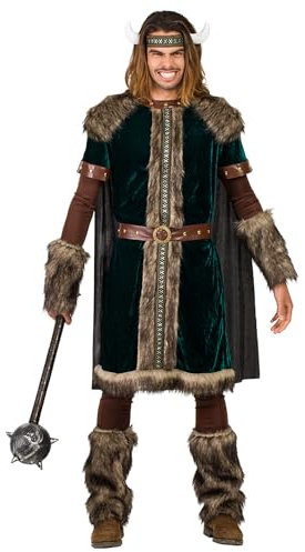 Boland - Kostüm Wikinger für Herren, 12-teilig, Faschingskostüm für Mottoparty, Halloween oder Karneval, Seefahrer
