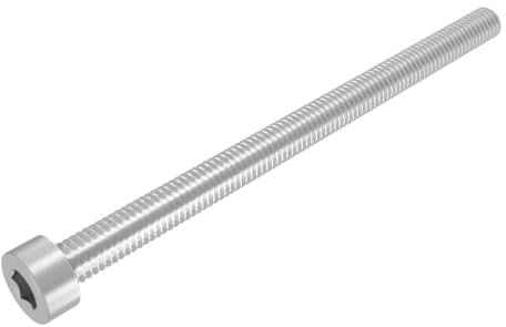 SECCARO Tornillo cilíndrico M2 x 30 mm, acero inoxidable V2A, VA A2, DIN 912/ISO 4762, hexágono interior, rosca completa, 20 unidades