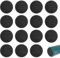 Molain Gummi-Unterseite für Sublimationsgläser, schützende, rutschfeste Untersetzer, Silikonunterseite mit Klebstoff, 56 mm Gummi-Unterseite für Weingläser, Wasserflaschen, dünne Trinkgläser, 15 Stück