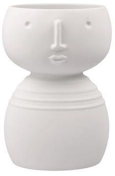 Goebel Studio 8 Lina Vase aus hochwertigem Porzellan, Maße: 10,5 x 9 x 16 cm, 30-800-32-1, Weiß