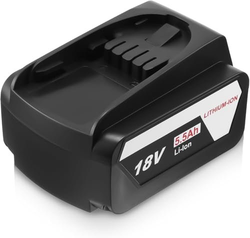 Molisau 5.5Ah 18V Replacement Battery, Compatible with Bosch Battery PBA PSB PSR Gloria 18V Battery Gardena 18V System(But NOT Compatible with Bosch Unlimited Vacuum Cleaner)