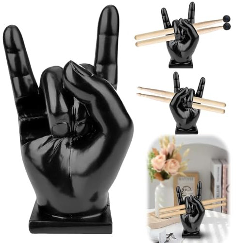 TJYAEKLTD Drumstick Halter, Resin Drumstick Holder Hand Ständer, Dekoration Schlagzeug Zubehör