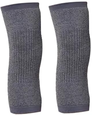 Fascia per ginocchio, ginocchiera invernale da donna e uomo, scaldamuscoli, avvolgente, elastica, termica, spessa, in lana di cashmere, supporto per tendinite, sollievo dal dolore, recupero in bicicl