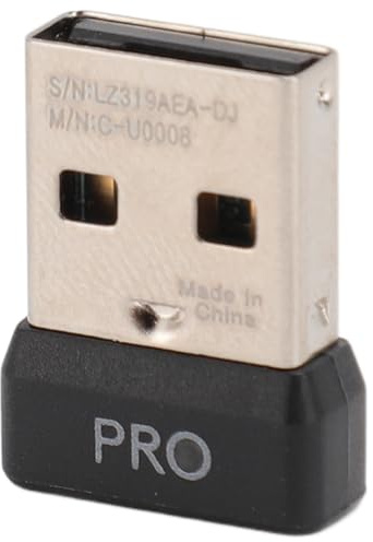Ausla USB-Mausempfänger, Plug-and-Play-Wireless-Adapter für G Pro, Kompaktes Design, Stabile 2,4-G-Verbindung, für Gaming und Arbeit