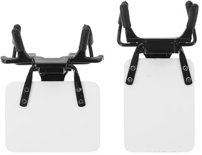 Toyvian Lot de 2 Cache-œil à Clipser Blanc pour Lunettes de Tir à L’Arc, Patch Occlusif Ajustable Anti-éblouissement, Protection Oculaire pour Tir Sportif et Loisirs en Plein Air