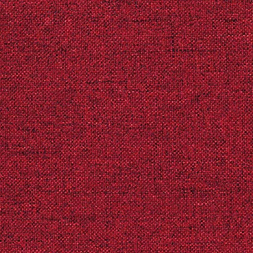 HEKO PANELS 10 Meter MERIVA Polsterstoff Möbelstoff Meterware - z.B. Stoff für Stühle oder Eckbank Bezug Rot