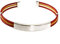 Minoplata Pulsera Bandera España Caucho y Plata de Ley para Mujer un diseño Original para Combinar con Tus Looks y darles tu Toque Personal