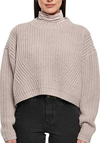 Urban Classics Damen Ladies Wide Oversize Sweater 4XL warmgrey
