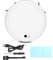 TOPINCN Robot Aspirador Fregona, Multifuncional, Inteligente, Ultravioleta, Barrido, Robot Aspirador, Juego para el Hogar Y la Oficina(Blanco)