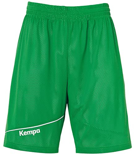 Kempa Herren Kurze Hose Shorts für Sport Fitness Gym Basketball Handball Jogginghose mit elastischem Bund Reversible Shorts