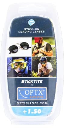Removable hydro-adhesive bifocal lenses for presbyopia for ordinary spectacles and sports spectacles, graduated sports spectacles (+ 2.50) (+1.75)