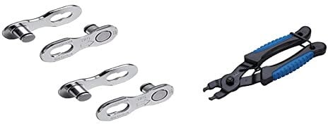 SHIMANO Spares SM-CN910 Quick Link, 12-Speed, Alloy Steel - Pack of 2 & BBB Cycling Chain Link Removal Tool, 7-12 Speed, Steel, Kraton Handle