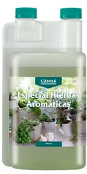 GROWMANIA Fertilizante Hierbas Aromáticas de Canna 1L | Abono Saborizante para Hierbas Culinarias Albahaca, Cilantro, Tomillo, Perejil y Eneldo