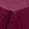 Homaxy Tischdecke Abwaschbar Rechteckig 100x140cm Polyester Tischtuch Tafeldecke Jacquard Tischwäsche Ornamente Schmutzabweisend Pflegeleicht, Weinrot