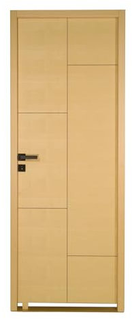 Bloc porte bois isoplane ANTLIA1 830 droit plaqué frêne blanc européen