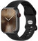 Dirrelo Kompatibel mit Apple Watch Armband 46mm 45mm 44mm 42mm 49mm Herren Damen, Weich Silikon Sportarmband Ersatz Band für iWatch SE Ultra 2 Series 10 9 8 7 6 5 4 3 2 1, Schwarz