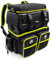 Pro Tackle Allround Sitzkiepe mit Rucksacksystem – Stabile, leichte Kiepe für Angler, Gepolsterte Sitzfläche, Integrierter Rutenhalter, 3 Reißverschlusstaschen (Sitzkiepe + Rucksacksystem (Lime))