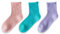 Calcetines infantiles para niños activos calcetines deportivos elásticos cómodos transpirables para uso diario perfectos para actividades al aire libre de ocio, Color lila claro., 11-15 años
