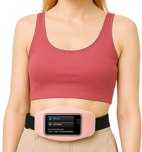Cinturón abdominal para bombas de insulina, cinturón de bomba de insulina compatible con tándem t:Slim/t:Slim X2, accesorio de bomba de insulina para diabéticos T1D, banda de cintura ajustable, fácil