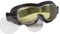 PiWear Motorradbrille Schutzbrille Toronto Kit, schwarz, mit klarem und gelbem Glas