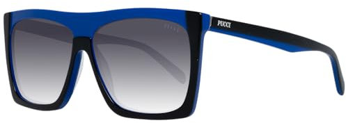 Emilio Pucci Unisex-Erwachsene EP0088 05W 61 Sonnenbrille, Schwarz (Nero)