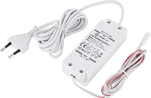 12V Mini-Amp, LED Trafo Netzteil 16W, Euro-Stecker, Mini-Amp Buchse