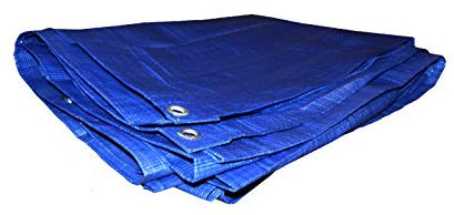 Bâche légère 60gr/m² Bleu 4m x 8m