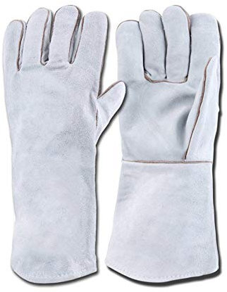 GLJY Anti-Biss Handschuhe für Fangen Hund Katze Reptil Tier Sicherheit Leder Haustiere Greifen beißende Schutzhandschuhe,5pairs
