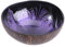 Hemoton Cuencos De Coco,Cuencos De Coco Pulido,Coconut Bowls Natural Con CáScara De Coco TazóN Decorativo Para Almacenamiento De Llaves De Contenedor De Nueces (PúRpura)