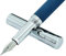Hongdian 1843 Navigator Fountain Pen Extra Fine Solid Metal Nib Blue Wave Pattern with Refillable Converter and Metal Case