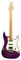 EART NK-C3 E-Gitarre mit 6 Saiten Ahorngriffbrett Solid Body Rechtshänder, Edelstahlbünde, Lila…