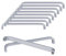 SPDYCESS 10 Pezzi Maniglie in Lega di Alluminio per Armadio Guardaroba Cassetto Credenza Porte Maniglia con Viti Accessori per Mobilia(Distanza del foro 128mm)
