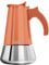 The London Sip Espressokocher Induktion geeignet, Mokkakanne aus Edelstahl, Espressokanne 10 Tassen (500 ml), Moka Pot für alle Herdarten geeignet, Kupfer