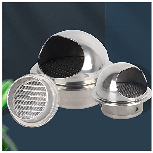 ZXCVBNAS Campana De Ventilación De Pared De Acero Inoxidable 304, Rejilla De Protección contra La Intemperie para Escape, Campana Extractora De Cocina,Salida De Aire,400mm/15.74in