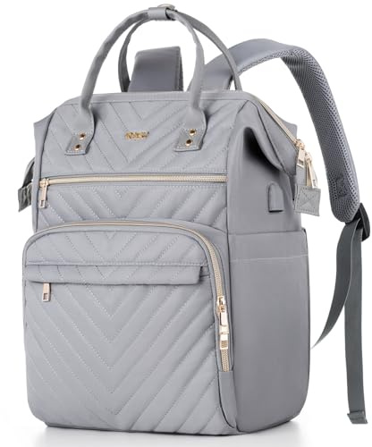 RJEU Mochila Portatil Mujer,Mochila Viaje Cabina Casual Profesora Oficina Trabajo,Bolso Mochila Adolescente Chica Instituto,Mochila Escolar Universidad,Antirrobo&Impermeable,Regalo
