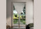 Tenda a Perline in PVC Antimosche per Porta Finestra mis.100x220cm (Trasparente)