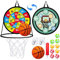 2 in 1 Dartscheibe für Kinder, Dart und Basketball Spiele, Double Face Basketball Körbe und Dart Spiel, Faltbare Aufbewahrung, Geschenke für Kinder von 4 bis 10